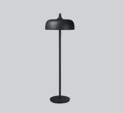 Lampadaire, Acorn, noir mat, Ø35cm, H122cm - Northern