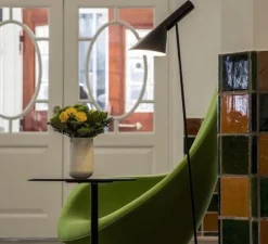 Lampadaire, AJ, noir, L27,5cm, H130cm - Louis Poulsen