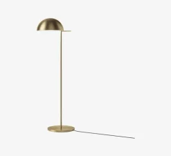 Lampadaire, Aluna, laiton, LED, 2700K, 802 lm, Ø38cm, H154,5cm - Bolia