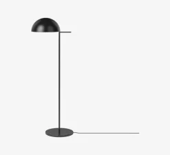 Lampadaire, Aluna, noir mat, LED, 2700K, 802 lm, Ø38cm, H154,5cm - Bolia