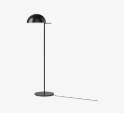 Lampadaire, Aluna, noir mat, LED, 2700K, 802 lm, Ø38cm, H154,5cm - Bolia