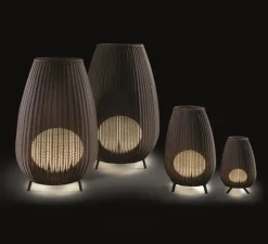 Lampadaire, Amphora 2, beige, IP66, Ø80cm, H123cm - Bover