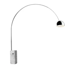 Lampadaire, Arco LED, blanc, 2700K, 1124lm, H240cm, Ø32cm - Flos