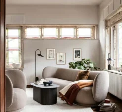 Lampadaire, Arum, noir, L25,6cm, H136cm - Ferm living