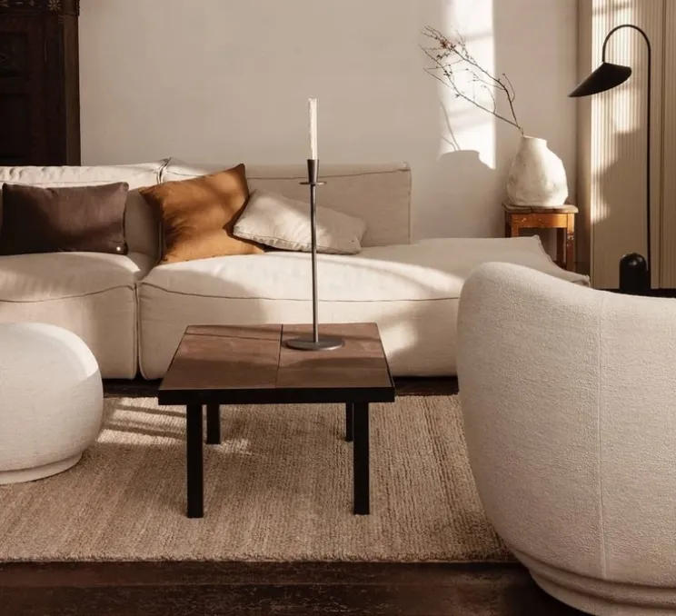 Lampadaire, Arum, noir, L25,6cm, H136cm - Ferm living