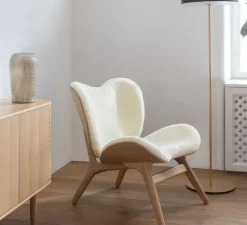 Lampadaire, Asteria floor, anthracite, LED, 3000K, 1100lm, Ø43cm, H150cm - Umage