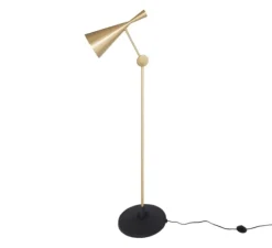 Lampadaire, Beat, laiton brossé, L35cm, H157cm - Tom Dixon