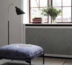 Lampadaire, BELLEVUE, noir, laiton, H130cm - Andtradition