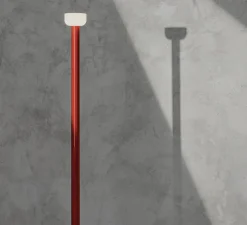 Lampadaire, Bellhop, rouge brique, LED, 2700K, 1023lm, Ø26cm, H178cm - Flos