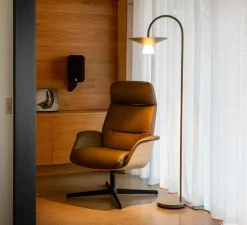 Lampadaire, Belt, P-4149MG, champagne, LED, dim, 2700K, 725 lm, Ø48,6cm, H163,9cm - Estiluz