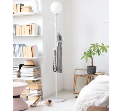 Lampadaire, Big Darling, porte manteaux, blanc, Ø34cm, H185cm - Swedish Ninja