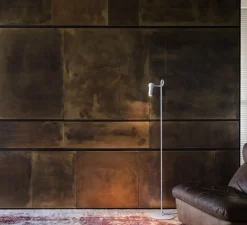 Lampadaire, Bird, blanc, LED, dim, 2700K, 660 lm, L23cm, H126cm - KDLN