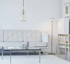 Lampadaire, Blossi, or, transparent, Ø29cm, H120cm - Nuura