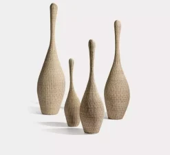 Lampadaire, Bolla L, naturel, Ø48cm, H190cm - GERVASONI