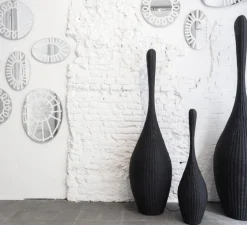 Lampadaire, Bolla L, noir, Ø48cm, H190cm - GERVASONI