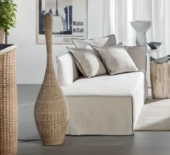 Lampadaire, Bolla M, naturel, Ø40cm, H155cm - GERVASONI