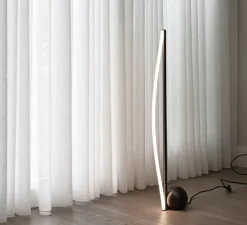 Lampadaire, Bow, bronze, LED, dim, 2400K, lm, L14cm, H100cm - 101 Copenhagen