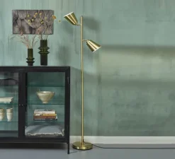 Lampadaire, Bremen, Or, L45cm, H162cm - It's about Romi