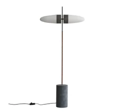 Lampadaire, Bull, gris, blanc, L65cm, H140cm - 101 Copenhagen