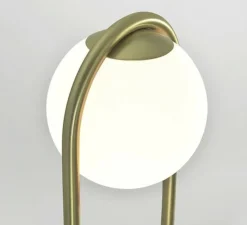 Lampadaire, C Ball F, laiton, Ø23cm, H158cm - B-Lux