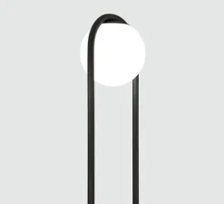 Lampadaire, C ball F, noir, Ø18,5cm, H158cm - Blux