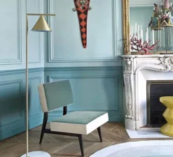 Lampadaire, Captain Flint, laiton, LED, 2700K, 557lm, Ø37,3cm, H153cm - Flos