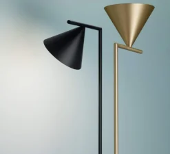 Lampadaire, Captain Flint, laiton, LED, 2700K, 557lm, Ø37,3cm, H153cm - Flos