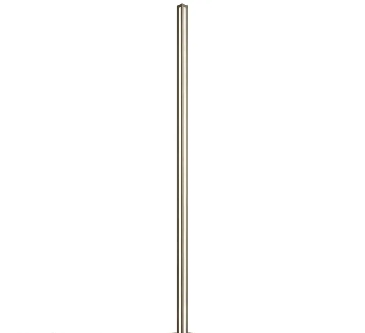 Lampadaire, Chiaroscura, titane, LED, dim, 2700K, 4730 lm, Ø25cm, H183cm - Foscarini