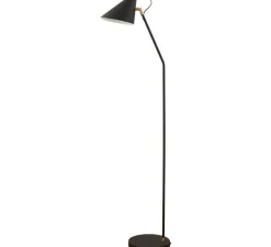 Lampadaire, Club, noir, L18cm, H130cm - House Doctor