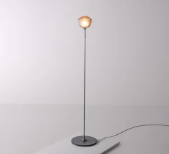 Lampadaire, Contour 150, gris ardoise, LED, dim, 1800-3000K, Ø30cm, H144,5cm - A-N-D