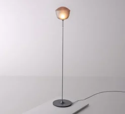 Lampadaire, Contour 225, gris ardoise, LED, dim, 1800-3000K, Ø30cm, H151cm - A-N-D