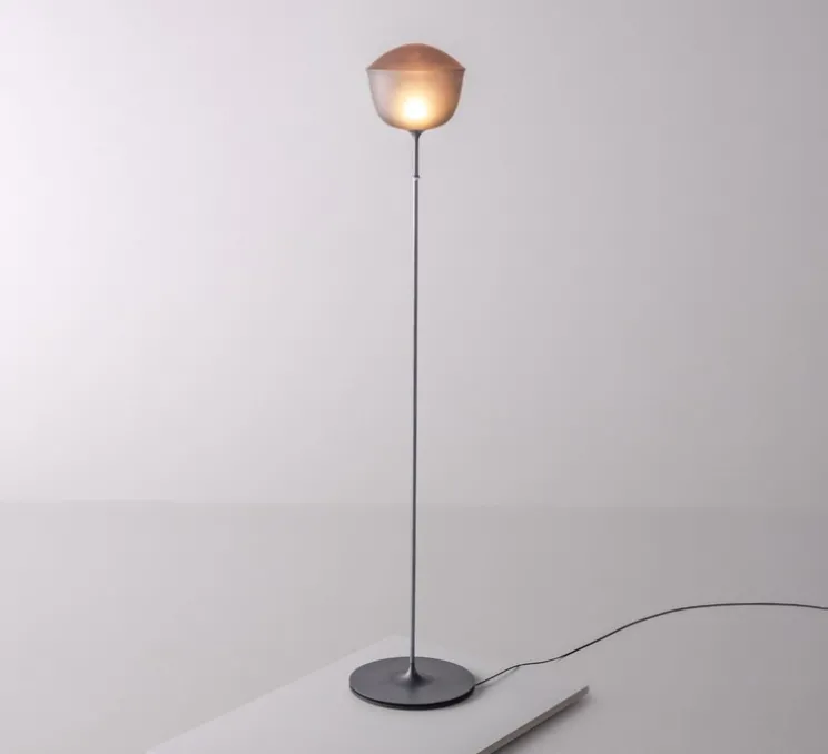 Lampadaire, Contour 225, gris ardoise, LED, dim, 1800-3000K, Ø30cm, H151cm - A-N-D