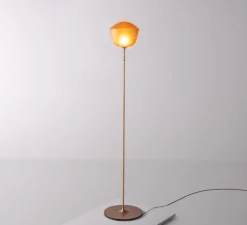 Lampadaire, Contour 225, jaune citrine, LED, dim, 1800-3000K, Ø30cm, H151cm - A-N-D