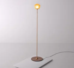 Lampadaire, Contour 150, jaune citrine, LED, dim, 1800-3000K, Ø30cm, H144,5cm - A-N-D