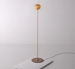 Lampadaire, Contour 150, jaune citrine, LED, dim, 1800-3000K, Ø30cm, H144,5cm - A-N-D