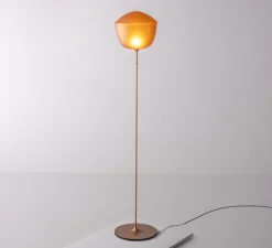 Lampadaire, Contour 300, jaune citrine, LED, dim, 1800-3000K, Ø30cm, H157,5cm - A-N-D
