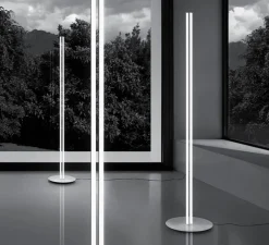 Lampadaire, Coordinates, argent, LED, 2700K, 3240lm, Ø38cm, H200cm - Flos