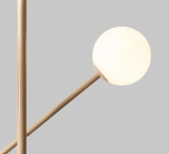 Lampadaire, Copenhagen, beige, L57cm, H171cm - It's about Romi