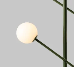 Lampadaire, Copenhagen, vert, L57cm, H171cm - It's about Romi
