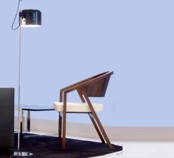 Lampadaire, Coupé, noir, H140cm - Oluce