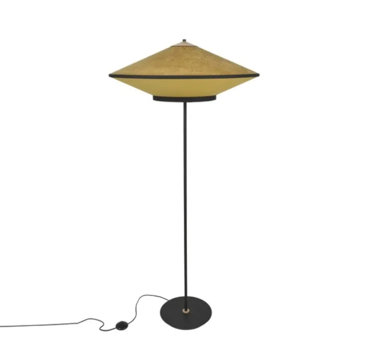 Lampadaire, Cymbal, jaune oro, Ø70cm, H150cm - Forestier