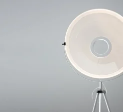 Lampadaire, Demi Moon, blanc, LED, dim, 3000K, 4198 lm, L74,6cm, H195,7cm - Stilnovo