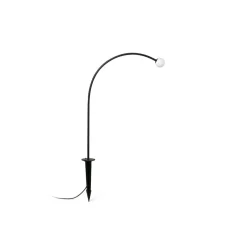 Lampadaire d'extérieur à piquer, Cuca 650, noir et blanc, IP65, LED, 2700K, 154 lm, L8cm, H65cm - Faro