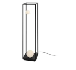 Lampadaire d'extérieur, Abachina, noir, IP65, LED, 3000k, 410 lm, Ø22,5cm, H103cm - Karman