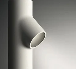 Lampadaire d'extérieur, Bamboo 4803, blanc, IP66,LED, 2700K, 100lm, Ø4cm, H90cm - Vibia