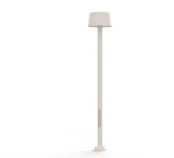 Lampadaire d'extérieur, Bark N°1, blanc, IP65, LED, 2700K, 4500 lm, Ø38,7cm, H219,7cm - Roger Pradier