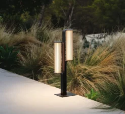 Lampadaire d'extérieur, Class, 2805, noir mat, IP65, LED, dim, DALI, 2700K, 2376 lm, L22cm, H78,5cm - Vibia