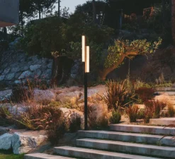 Lampadaire d'extérieur, Class, 2815, noir mat, IP65, LED, dim, DALI, 2700K, 4752 lm, L22cm, H250cm - Vibia