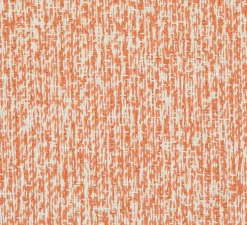 Lampadaire d'extérieur, Lagoon, large, abat-jour orange Noumea Goyave, tissu Pierre Frey, structure laquée noire et cuivre, IP68, Ø25cm, H162,4cm - Contardi