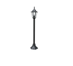 Lampadaire d'extérieur, Milano, noir, IP44, L21cm, H105cm - Nedgis